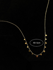 Yellow Gold Minimalist Clavicle Necklace