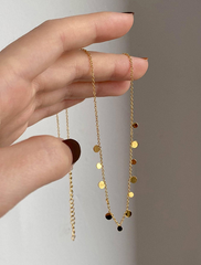 Yellow Gold Minimalist Clavicle Necklace