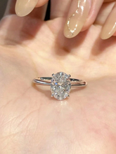 1ct Oval Cut Ring – 925 Sterling Silver Solitaire Promise Ring