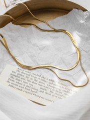 Minimalist Layered Gold Chain Necklace Set