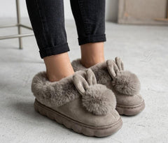 Women’s Bunny Slippers – Ultra Soft Warm Winter Rabbit House Shoes (Fluffy Cozy Indoor Slippers)
