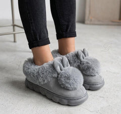 Women’s Bunny Slippers – Ultra Soft Warm Winter Rabbit House Shoes (Fluffy Cozy Indoor Slippers)