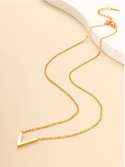 V-Shape Pendant Necklace