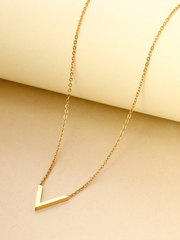 V-Shape Pendant Necklace