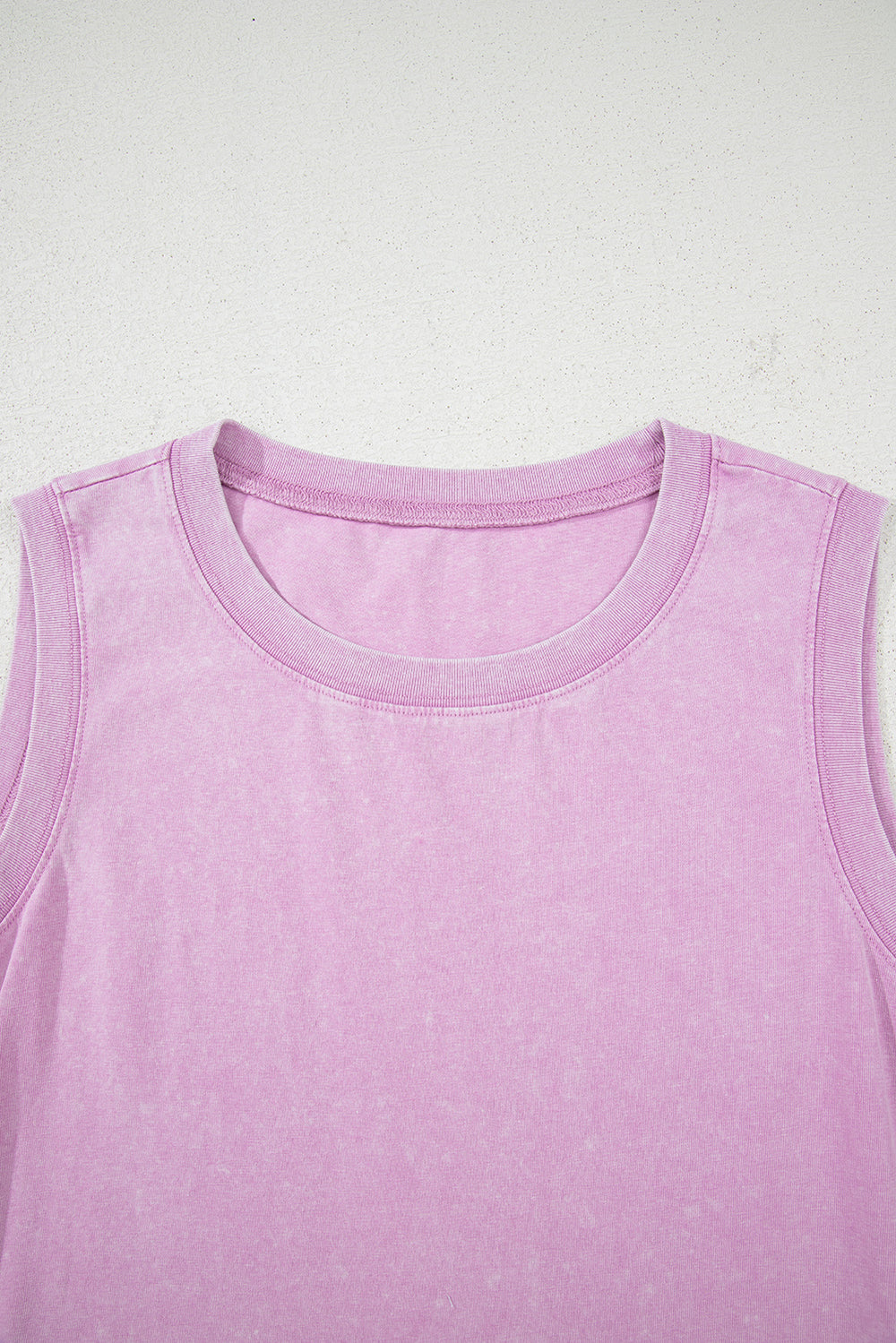 Phalaenopsis Mineral Wash Tank Mini Dress with Pockets