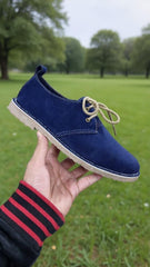Women's Everyday Navy Suede Vellies