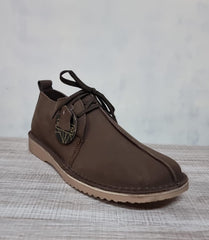 Hygrade men's genuine leather vellies dark brown South African casual shoes