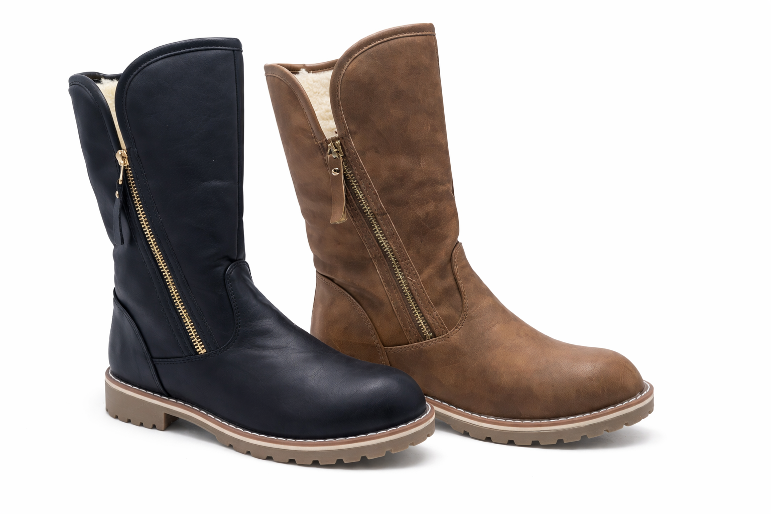 Women’s Mid-Calf Side Zip Boots