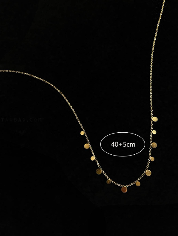 Yellow Gold Minimalist Clavicle Necklace