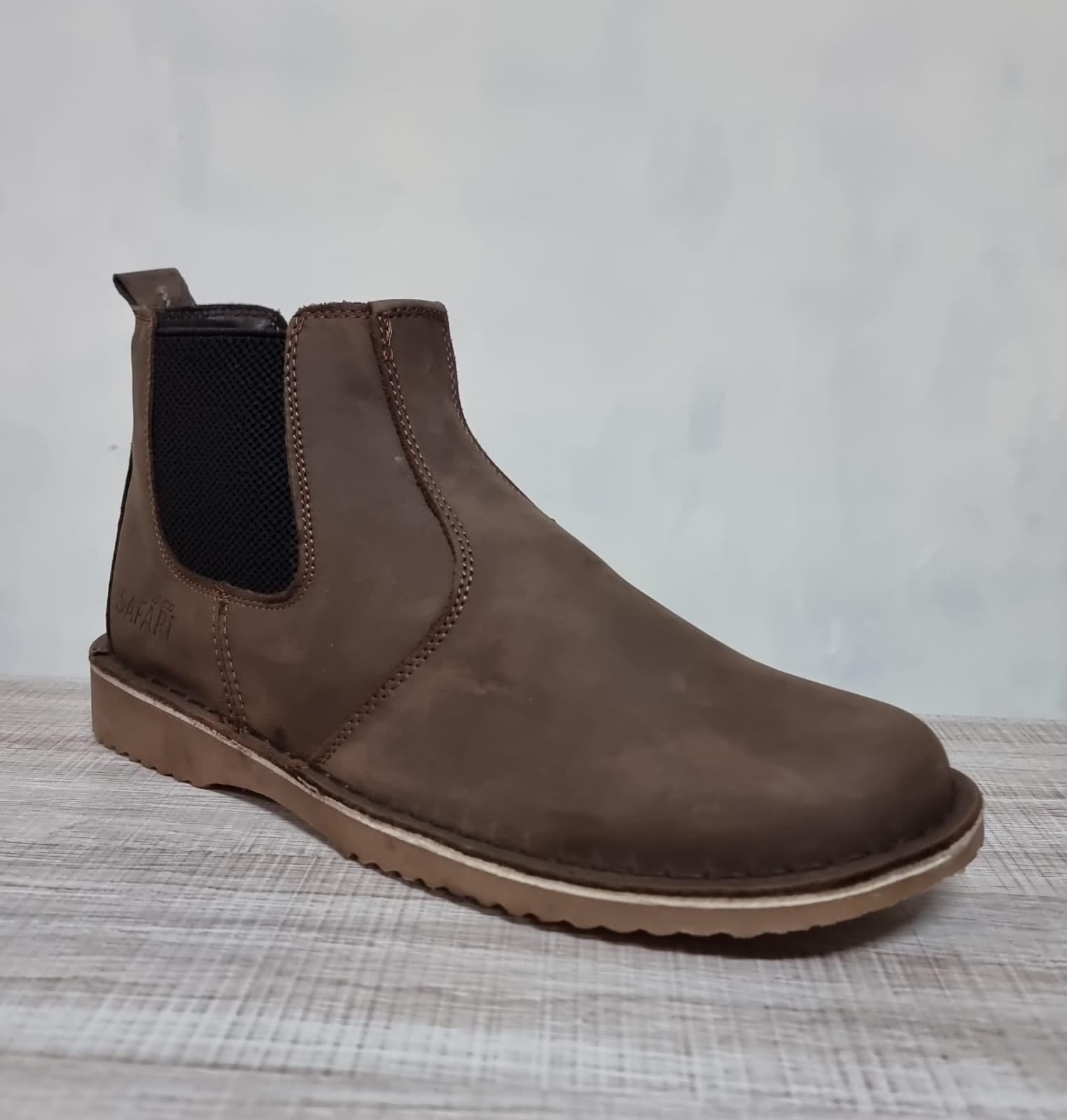 Safari Men's Genuine Leather Chelsea Vellie Boots