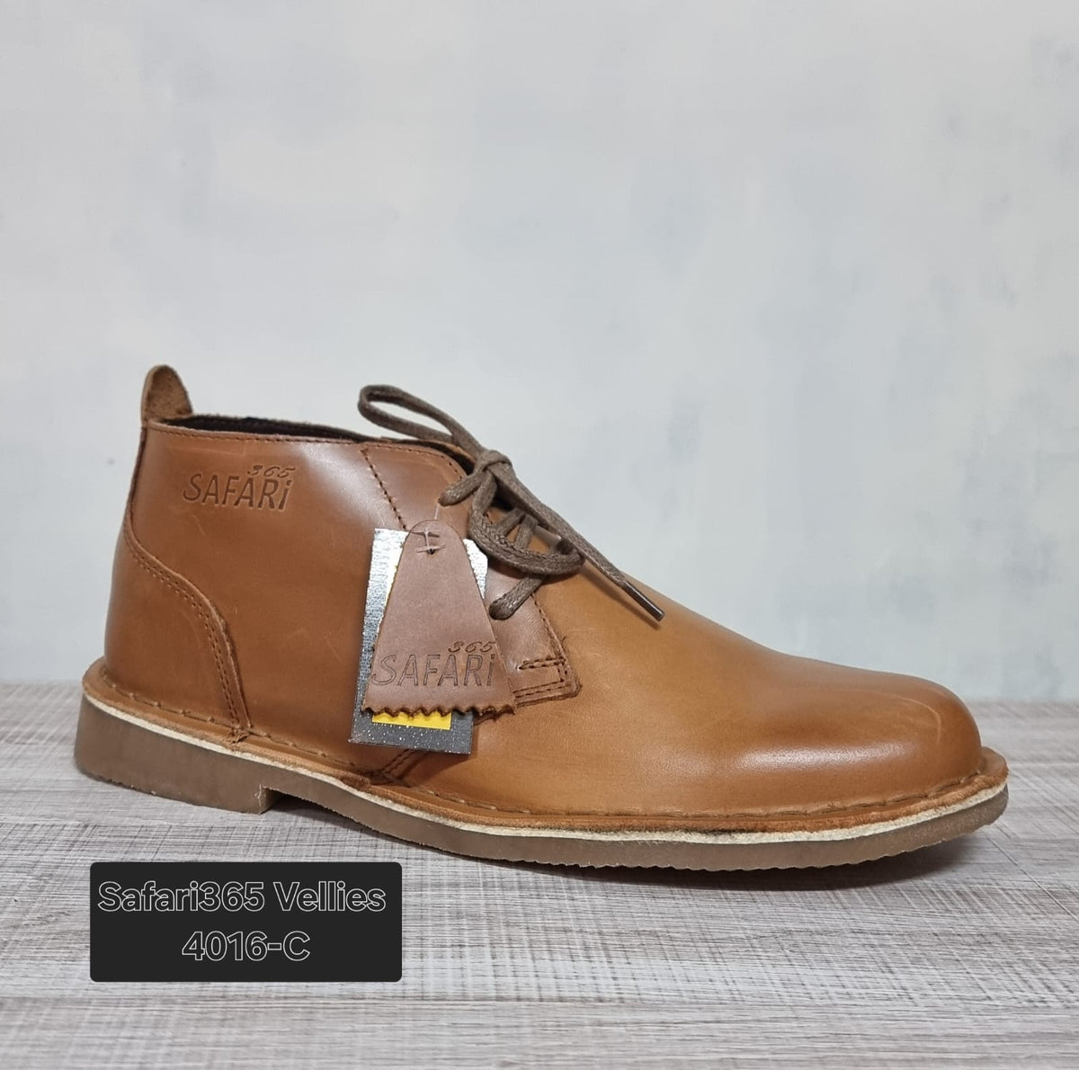 Men's Light Brown Safari Premium Vellies
