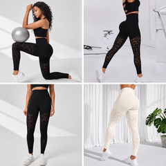 SculptMesh High-Waisted Compression Leggings