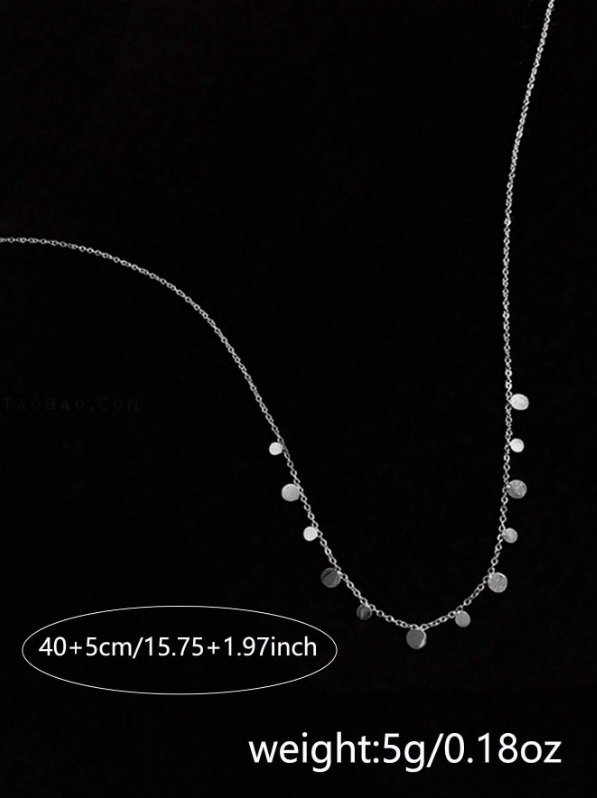 Silver Minimalist Clavicle Necklace