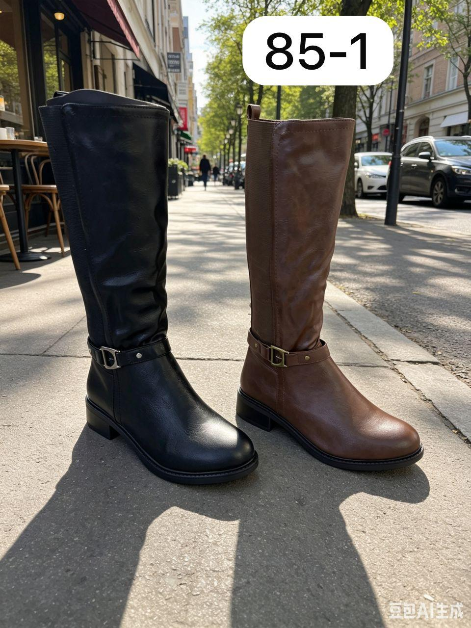 Women's Wide Calf Knee-High Riding Boots