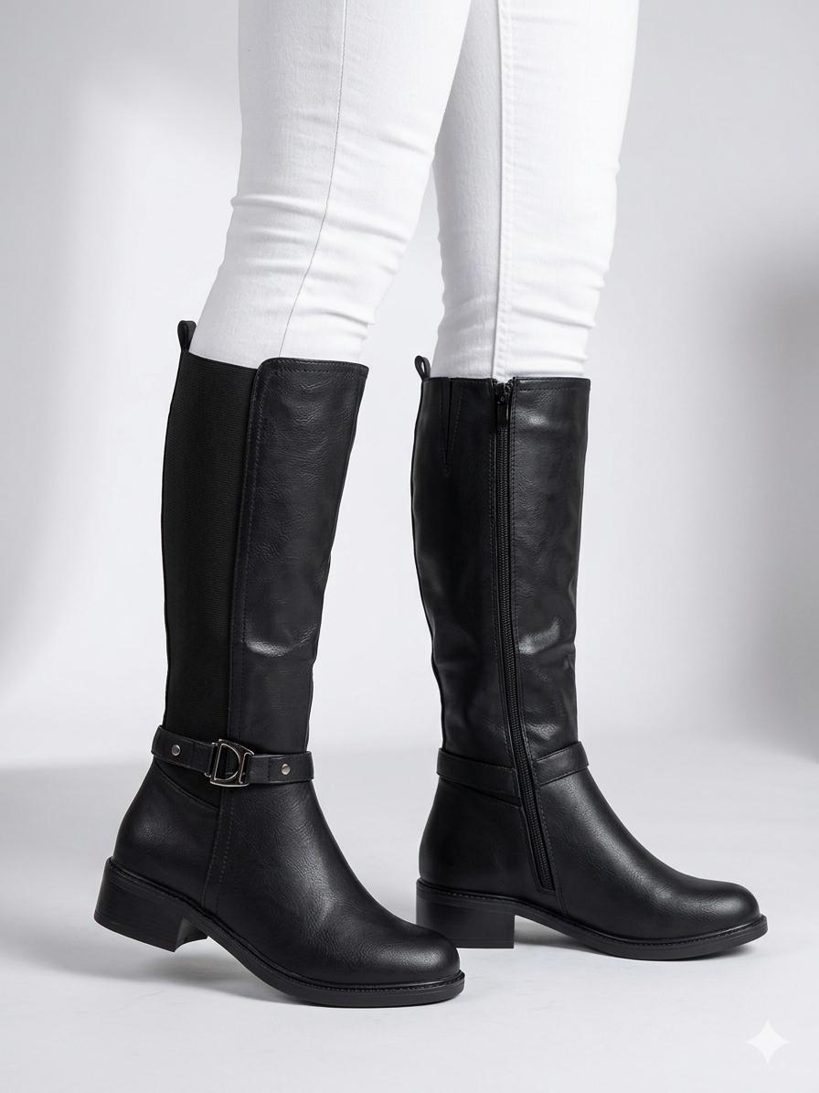 Women's Wide Calf Knee-High Riding Boots