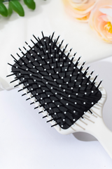 Pink Bow Print Anti-Static Air Cushion Comb
