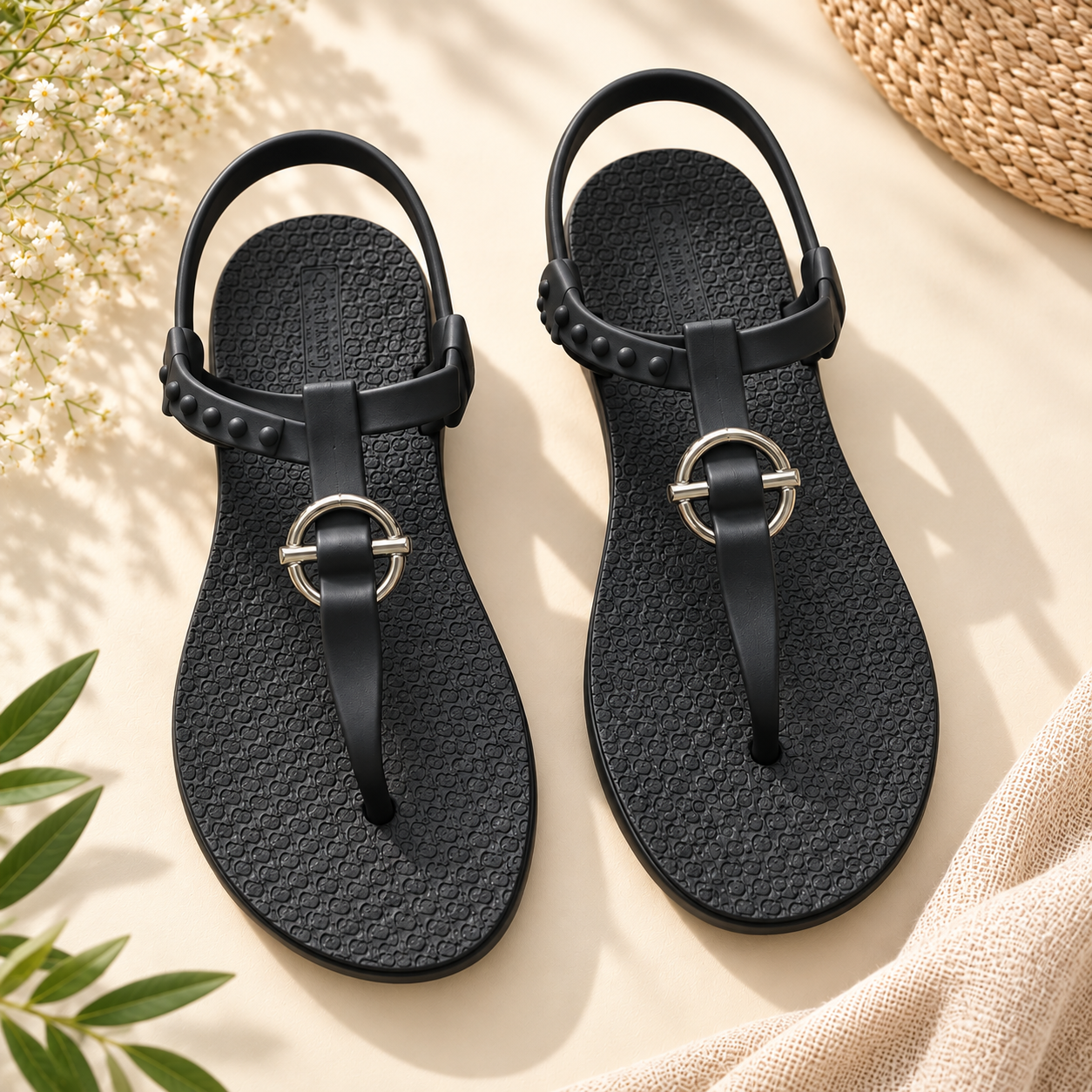 Amara Gold Buckle Sandals | PLEASE SIZE UP 1 SIZE