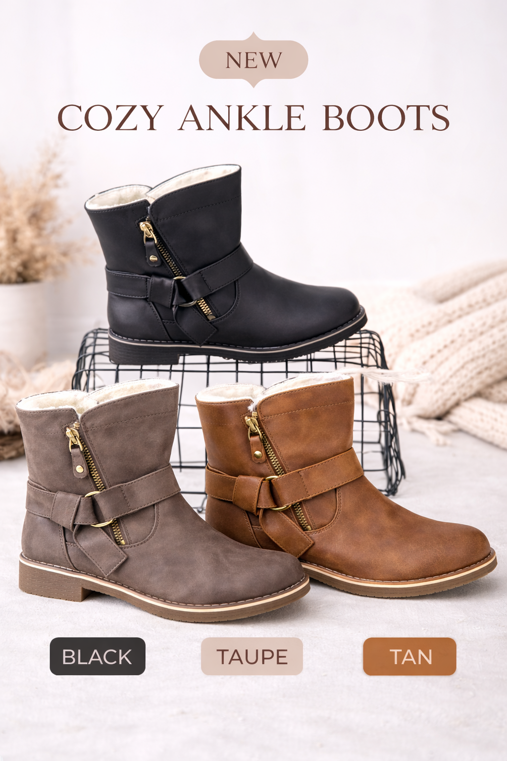 Cozy Ankle Boots