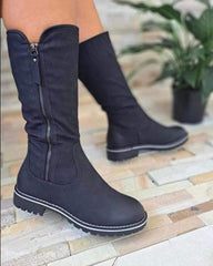 CozyStride Fur-Lined Knee High Winter Boots