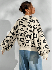 Leopard Print Soft Safari Knit