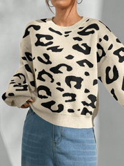 Leopard Print Soft Safari Knit
