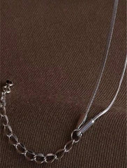 Minimalist Silver Snake Chain