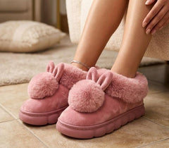 Women’s Bunny Slippers – Ultra Soft Warm Winter Rabbit House Shoes (Fluffy Cozy Indoor Slippers)