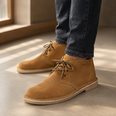 Men's Taupe Safari Premium Vellies