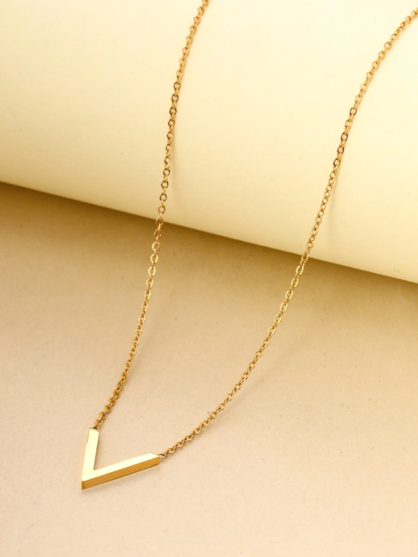 V-Shape Pendant Necklace