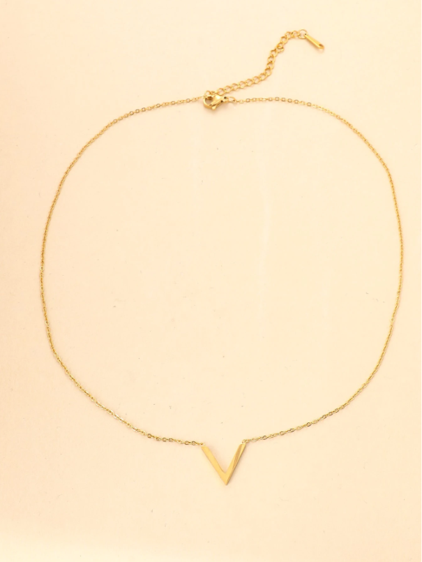 V-Shape Pendant Necklace