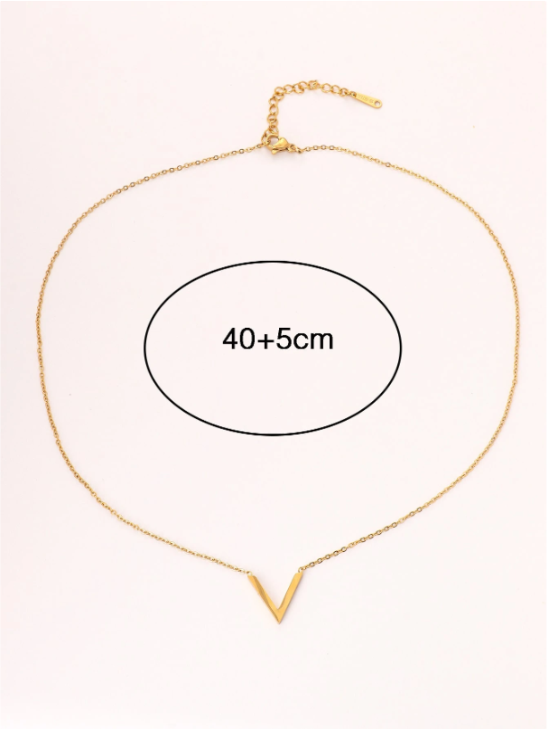 V-Shape Pendant Necklace